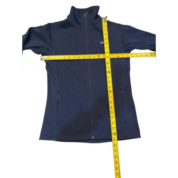 Patagonia Jacket Womens Medium Navy Better Sweater Full Zip Fleece Hooded - Picture 6 of 7